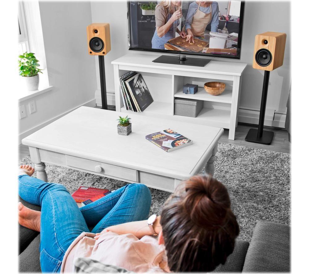 Soportes para altavoces Kanto Audio Serie SP SP32PL - Paquete de 2, Negro Mate