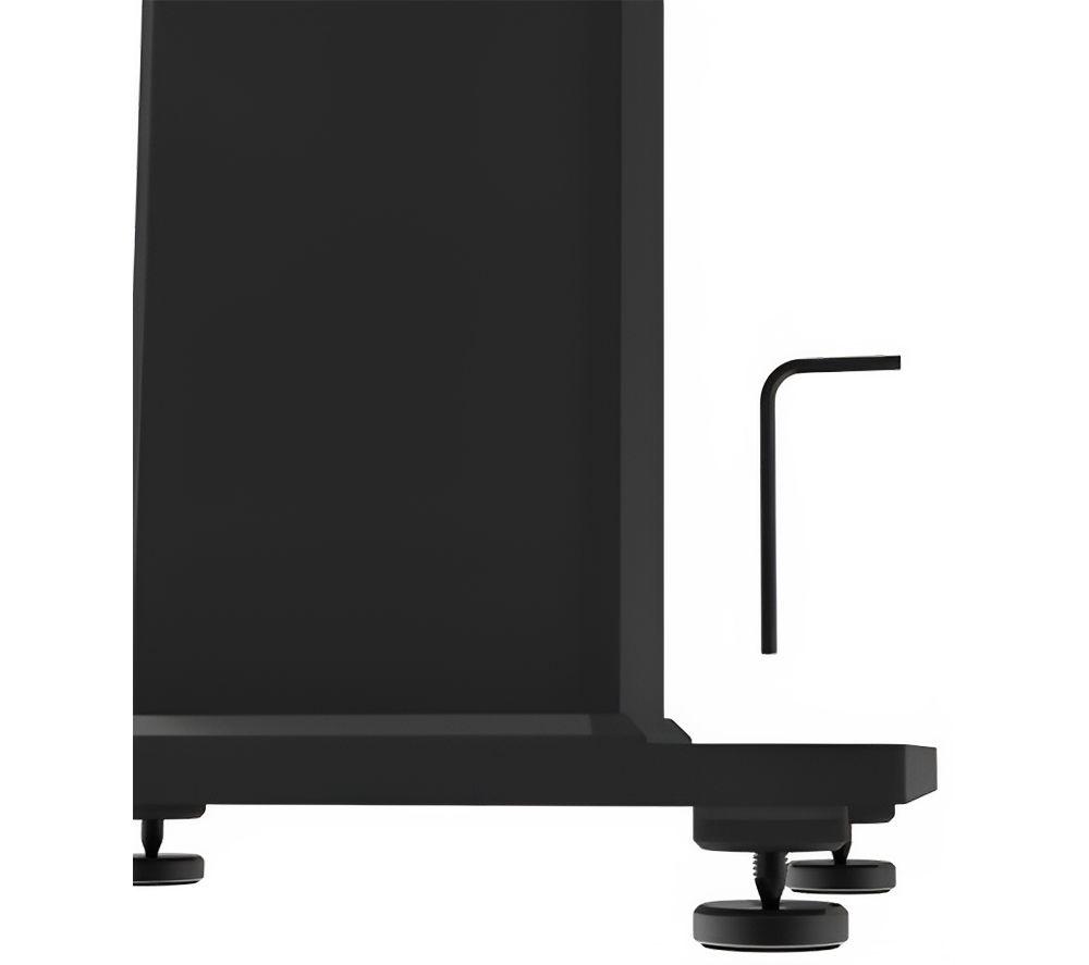 Soporte de altavoz KANTO AUDIO Serie SX SX26 – Paquete de 2, Negro Mate