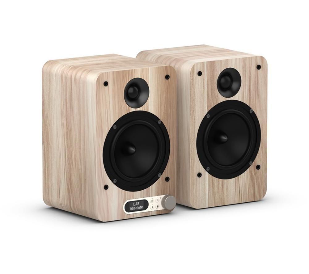 Sistema de altavoces Bluetooth PURE Classic Active - Blanco algodón y roble