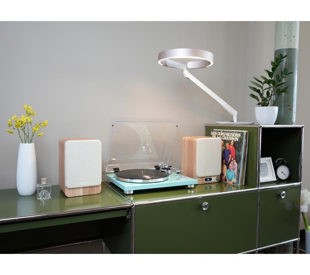 Sistema de altavoces Bluetooth PURE Classic Active - Blanco algodón y roble