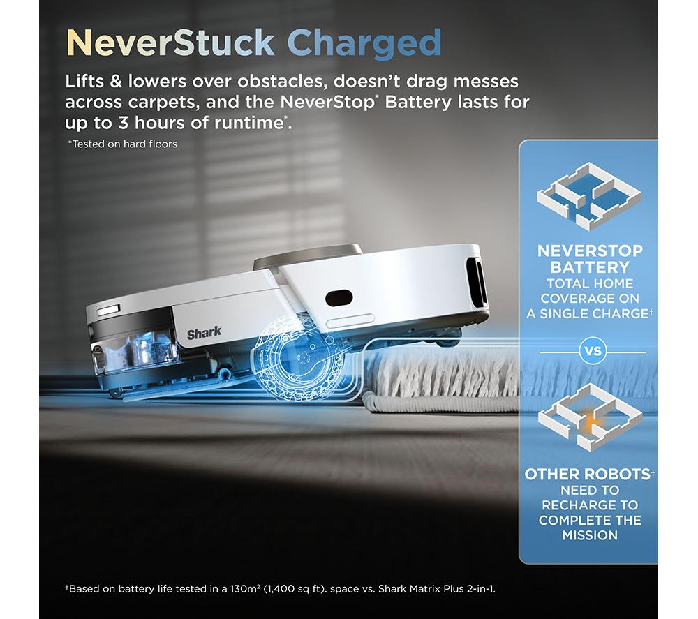 Aspirador robot SHARK ThermaCharged PowerDetect AV2900XEUKWH - Blanco