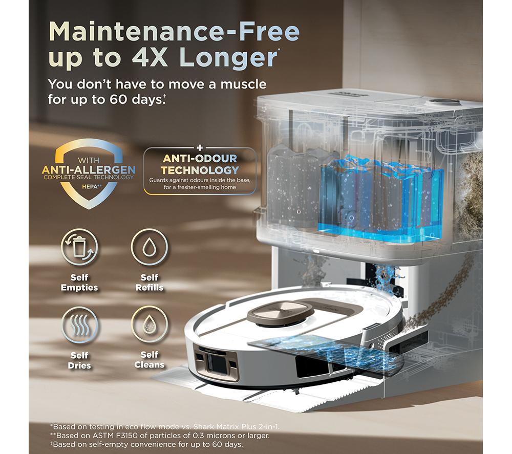 Aspirador robot SHARK ThermaCharged PowerDetect AV2900XEUKWH - Blanco