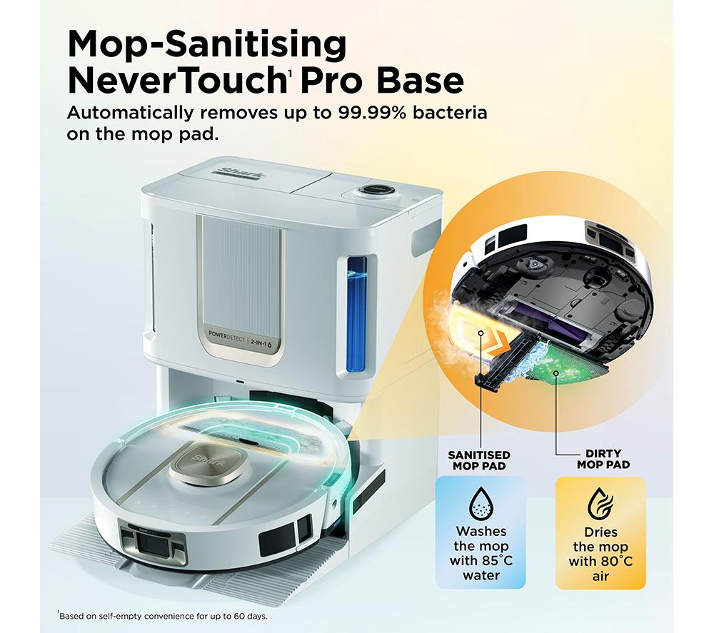 Aspirador robot SHARK ThermaCharged PowerDetect AV2900XEUKWH - Blanco