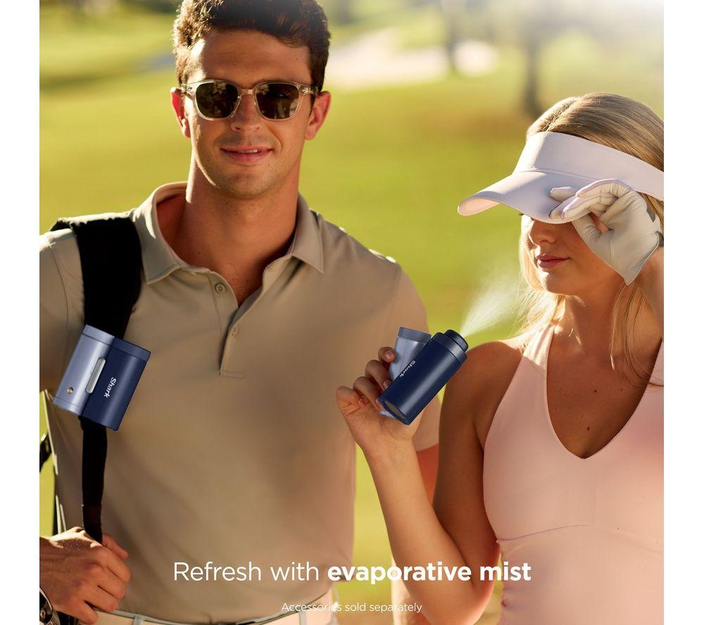 SHARK ChillPill FA025UK 3-in-1 Fan, Mist & InstaChill System with Travel Case & Crossbody Strap - Midnight