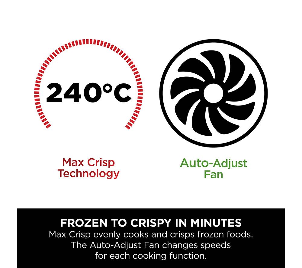 NINJA 6-in-1 DualZone DZ801UK 7.6L Air Fryer – Grey