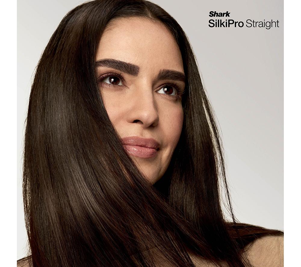 SHARK SilkiPro Straight HT401UKPK Hair Straightener & Dryer – Rose Petal