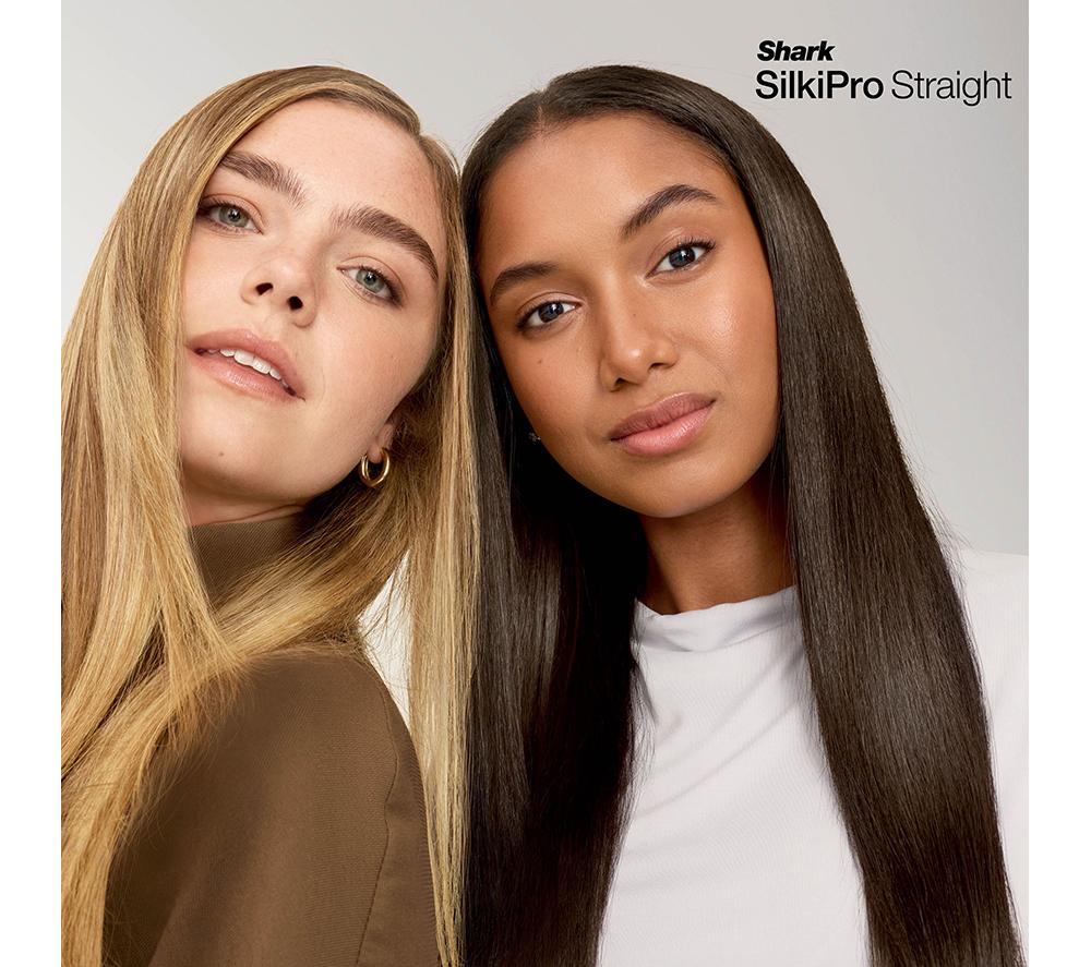 SHARK SilkiPro Straight HT401UKPK Hair Straightener & Dryer – Rose Petal