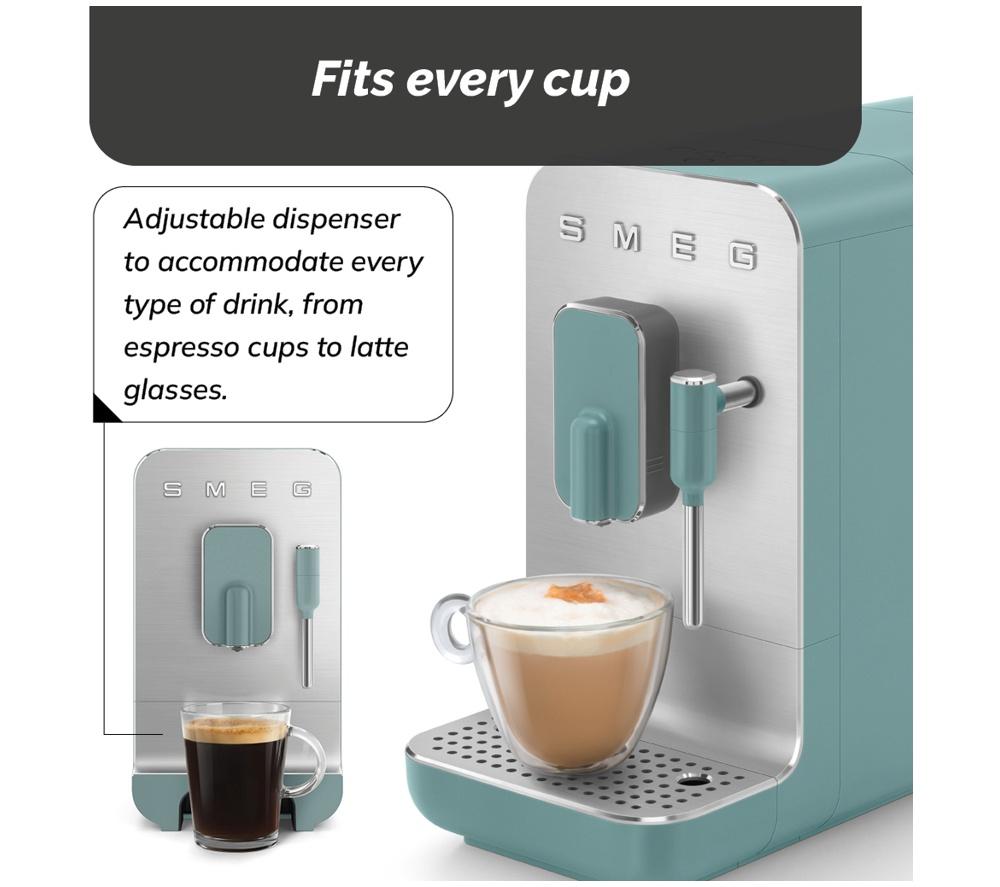 SMEG BCC12EGMUK Kaffeevollautomat – Smaragdgrün