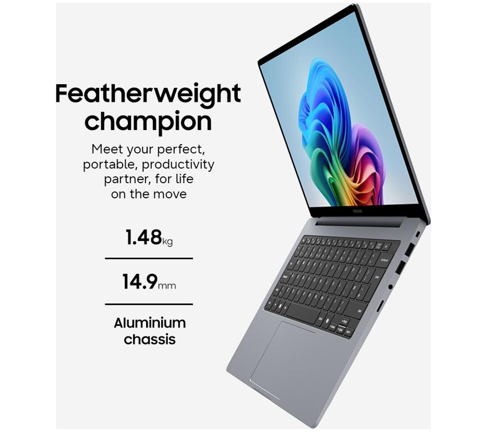 SAMSUNG Galaxy Book6 14" Laptop, Copilot+ PC - Intel® Core™ Ultra 5, 512 GB SSD, Grey