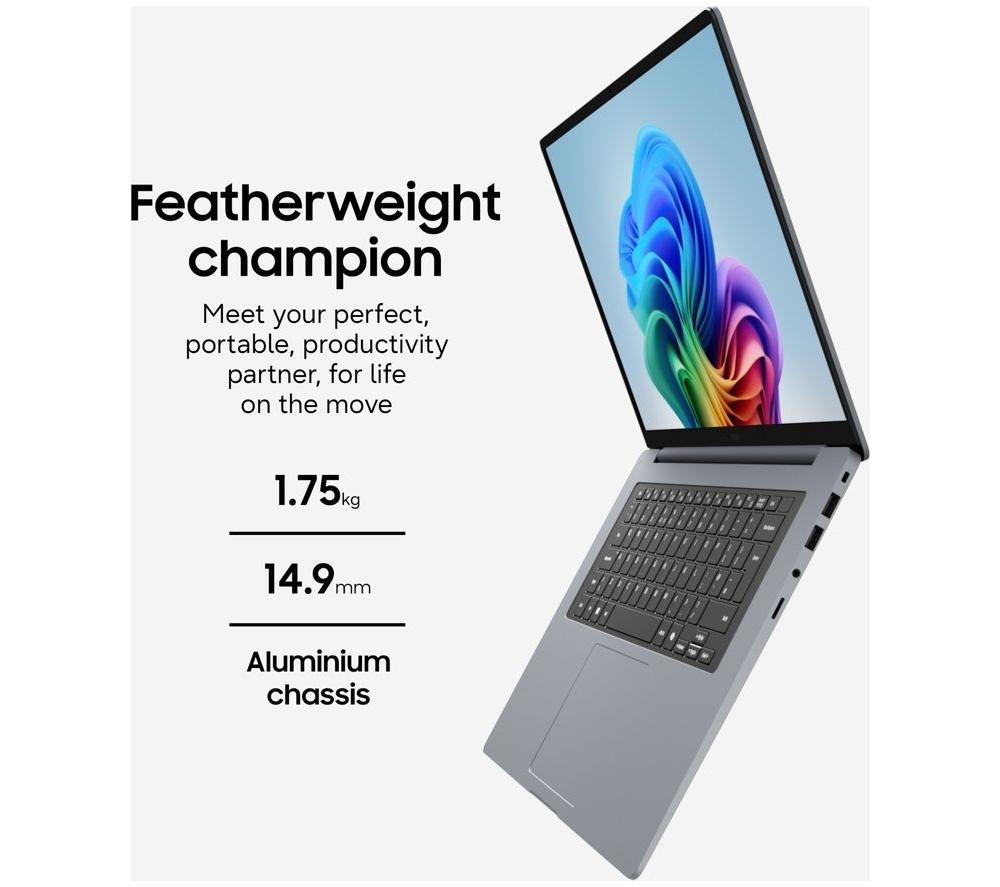 SAMSUNG Galaxy Book6 16" Laptop, Copilot+ PC - Intel® Core™ Ultra 5, 512 GB SSD, Grey
