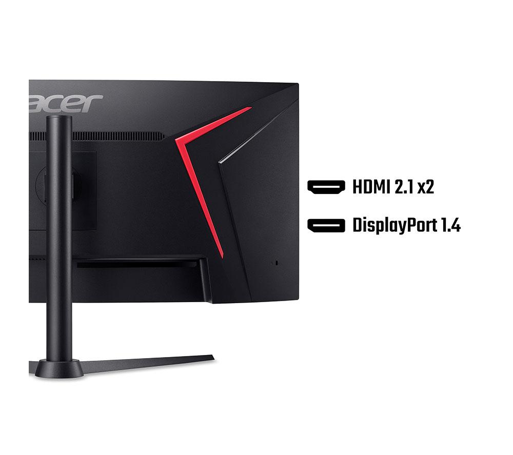 ACER Nitro XZ34CURW0 Ultra Wide Quad HD 34" Curved VA LCD Gaming Monitor – Schwarz