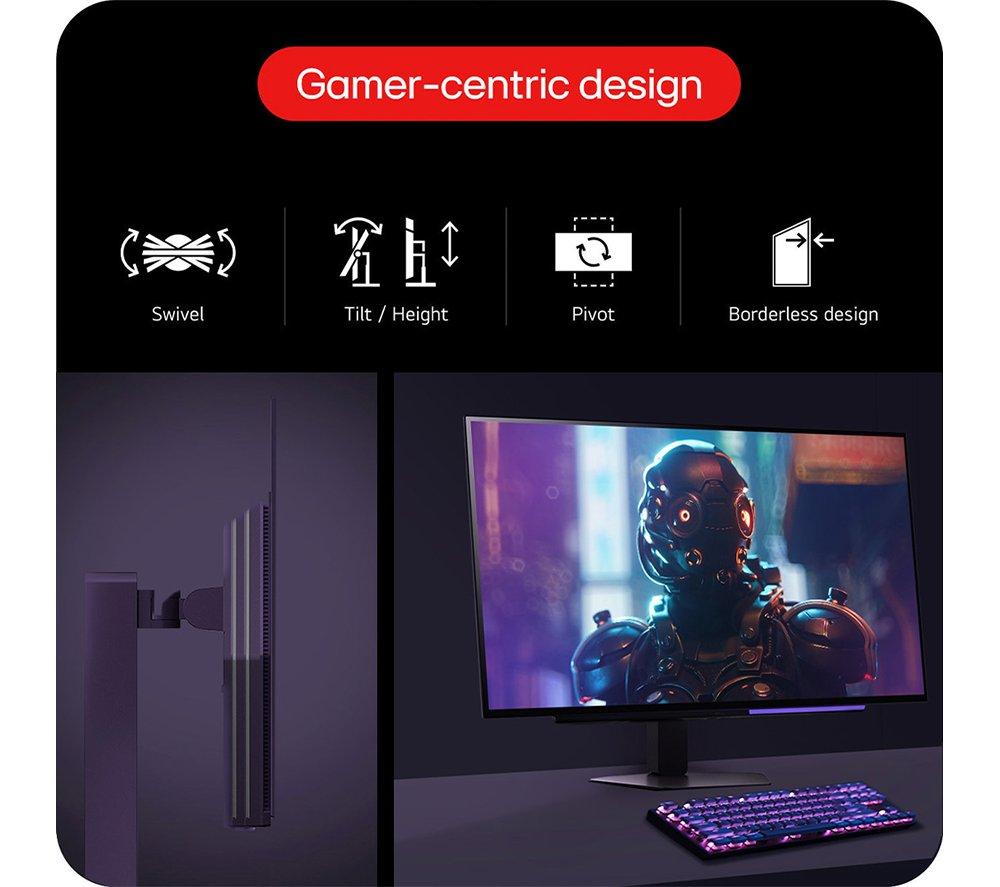 LG UltraGear GX7 27GX704A-B.AEK Quad HD 27" WOLED Gaming Monitor - Black