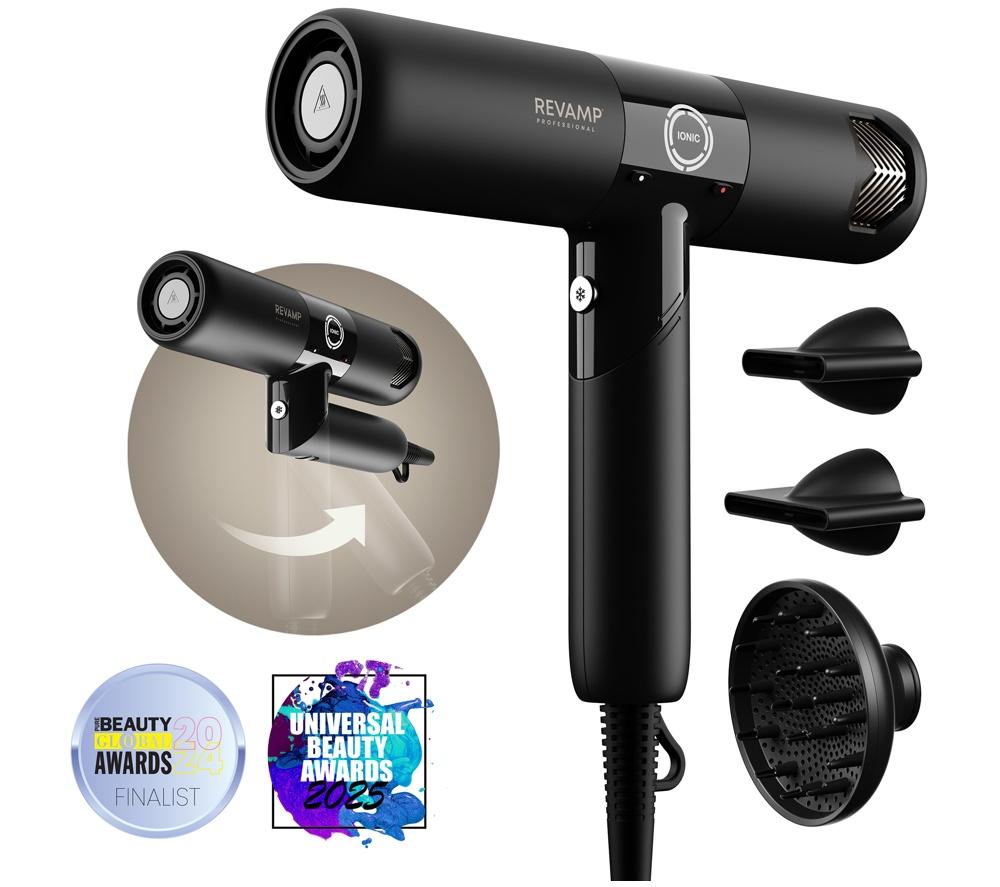 REVAMP Enigma Revelation Hair Dryer – Black