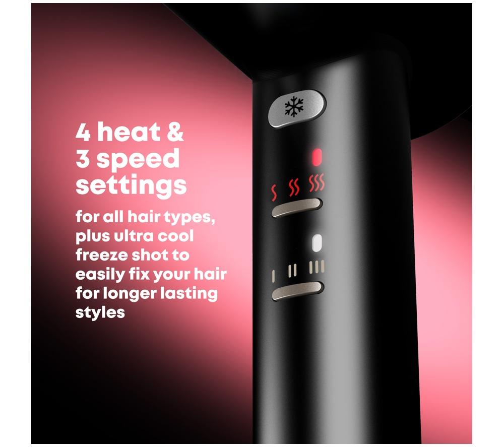 REVAMP Tri-Care Infrared Ionic Hair Dryer - Black