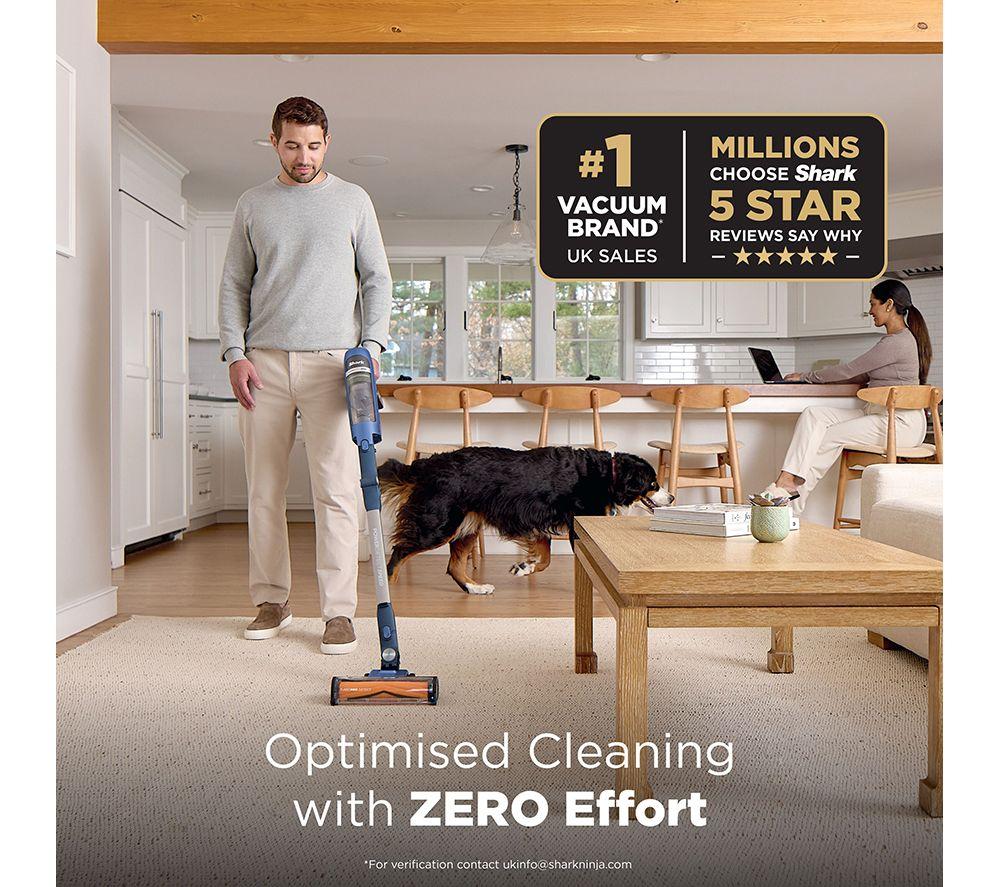 SHARK PowerDetect IA1241UKT Speed Clean & Empty Pet Pro Cordless Vacuum Cleaner – Ultramarine