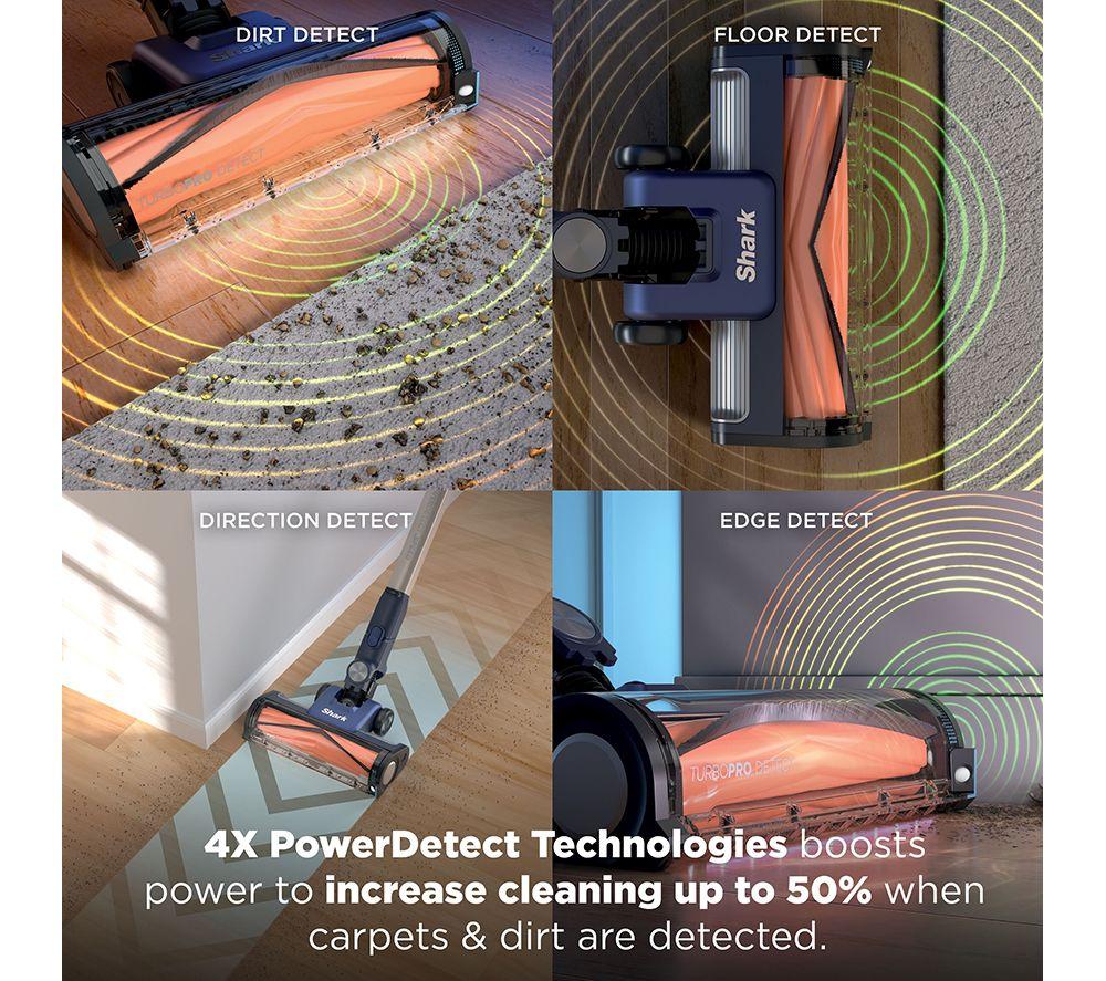 SHARK PowerDetect IA1241UKT Speed Clean & Empty Pet Pro Cordless Vacuum Cleaner – Ultramarine