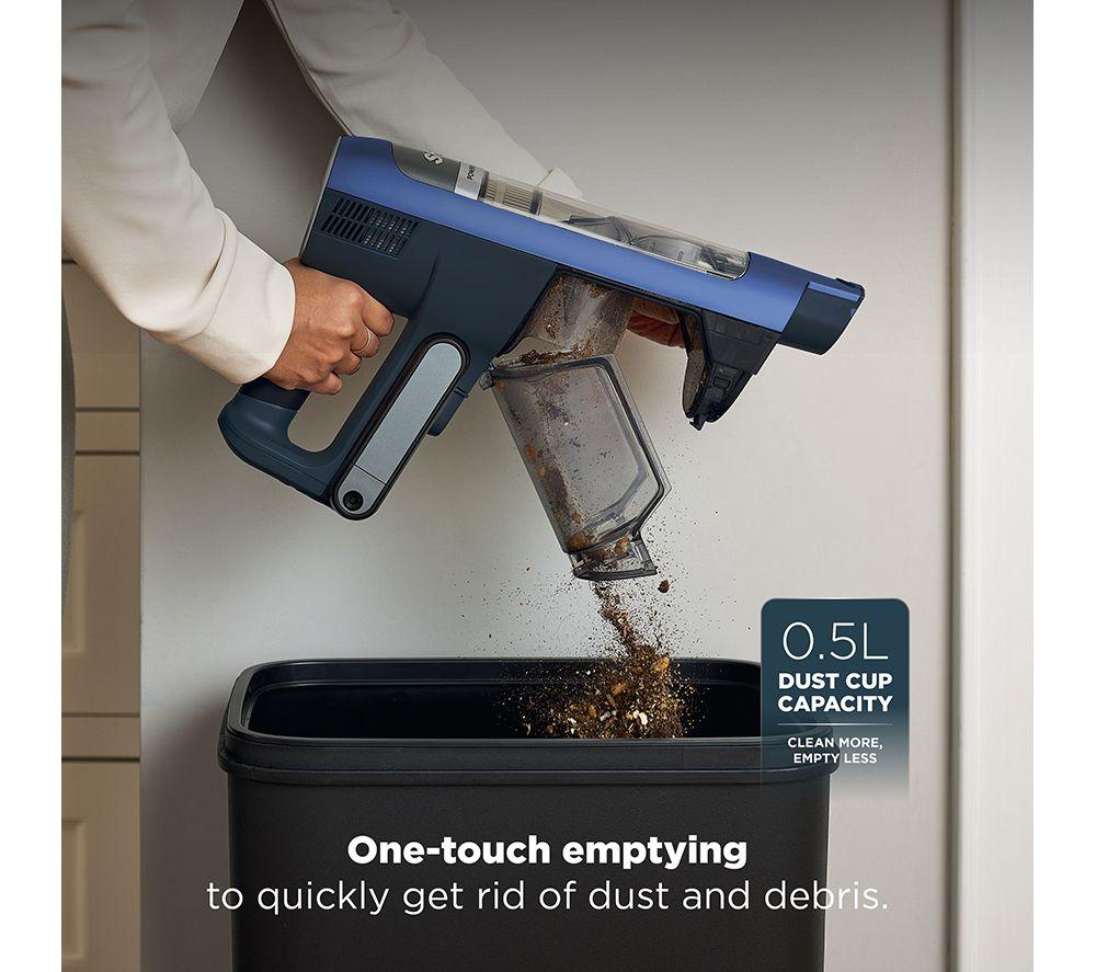 SHARK PowerDetect IA1241UKT Speed Clean & Empty Pet Pro Cordless Vacuum Cleaner – Ultramarine