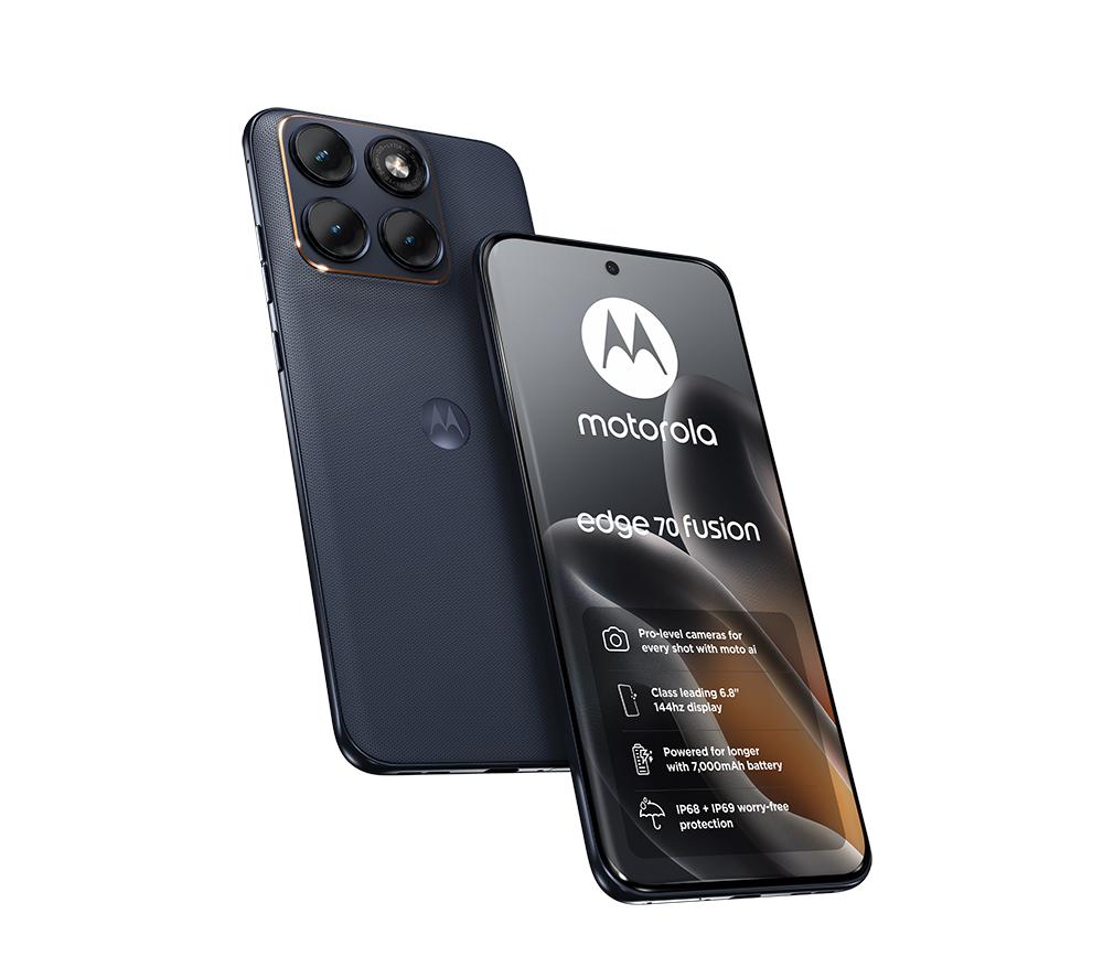 MOTOROLA Edge 70 Fusion - 256 GB, Schwarz