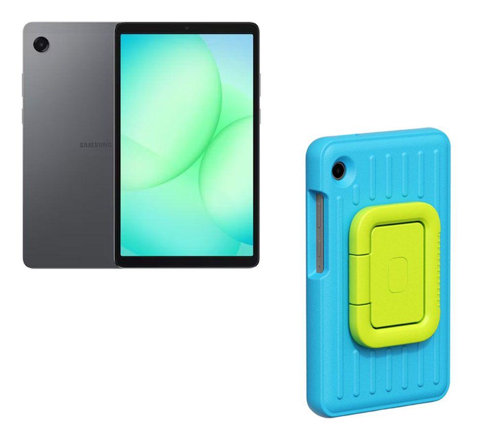 SAMSUNG Galaxy Tab A11 8.7" Tablet (64 GB, Grey) & Kids Cover Bundle