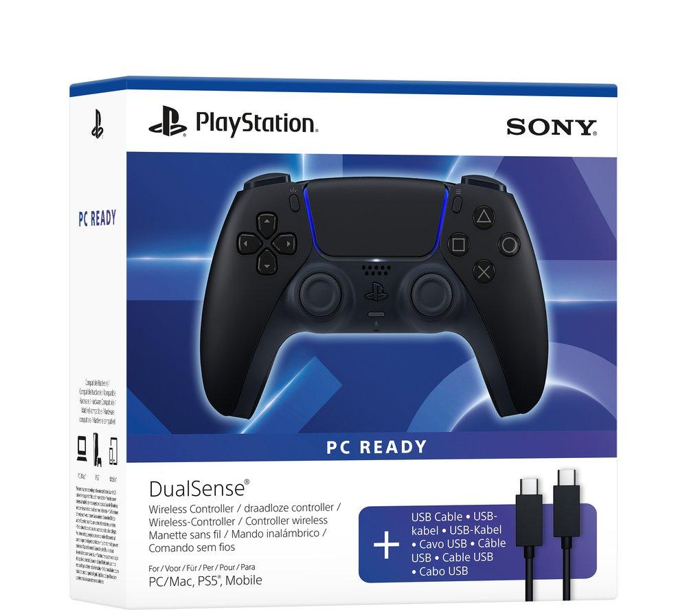 PLAYSTATION PC DualSense Wireless Controller with USB Type-C Cable - Midnight Black