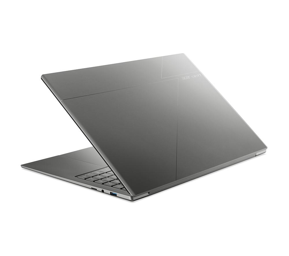Portátil ACER Swift 16 AI de 16", Copilot+ PC - Intel® Core™ Ultra X9, 1 TB SSD, Gris