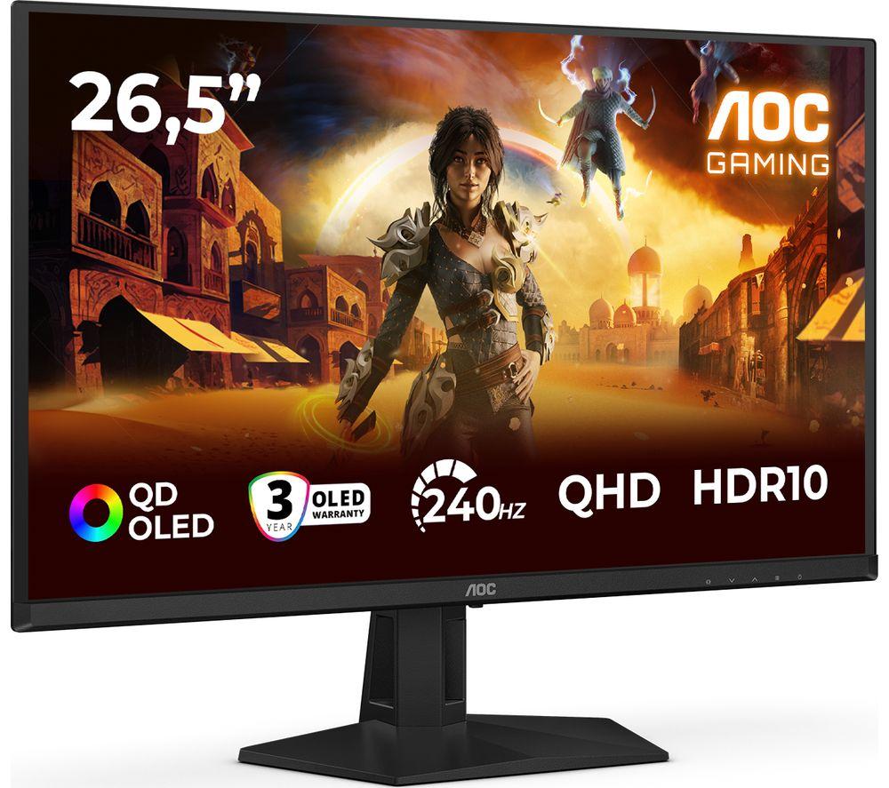 AOC Q27G41ZDF Quad HD 26,5" QD-OLED Gaming Monitor - Schwarz