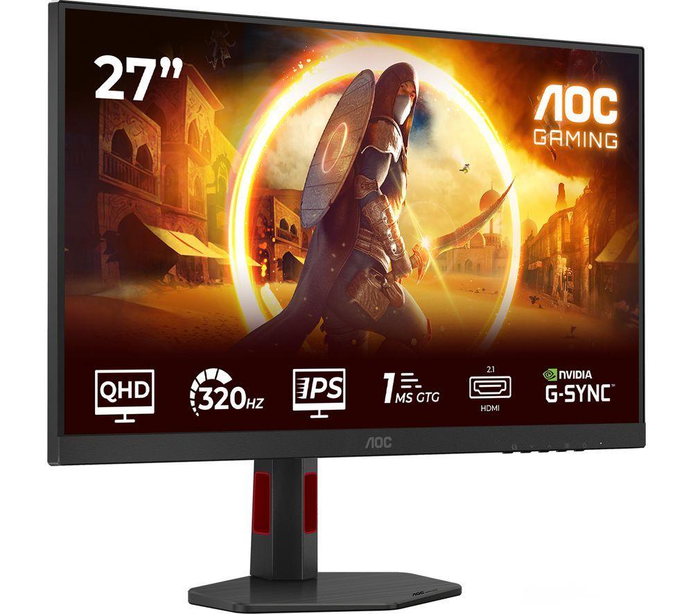 AOC Q27G4SRU Quad HD 27" IPS LCD Gaming Monitor - Schwarz