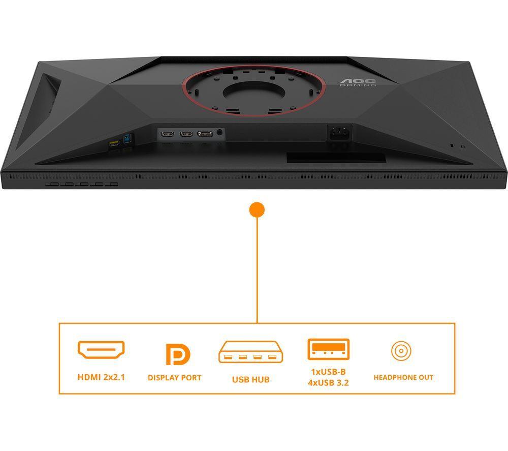 AOC U27G4XM 4K Ultra HD 27" Fast IPS Dual-Mode Gaming Monitor - Black