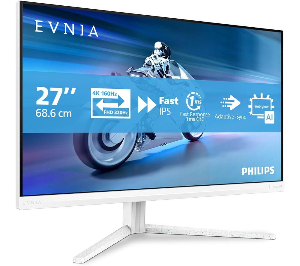 PHILIPS Evnia 5000 27M2N5901A 4K Ultra HD 27" IPS Gaming Monitor - White