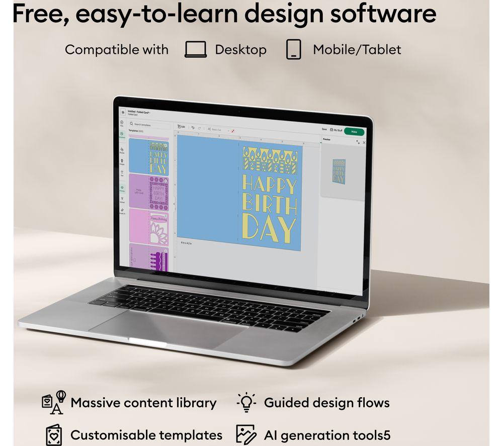 CRICUT Explore 5 DIY Digital Cutting Machine Essentials Bundle