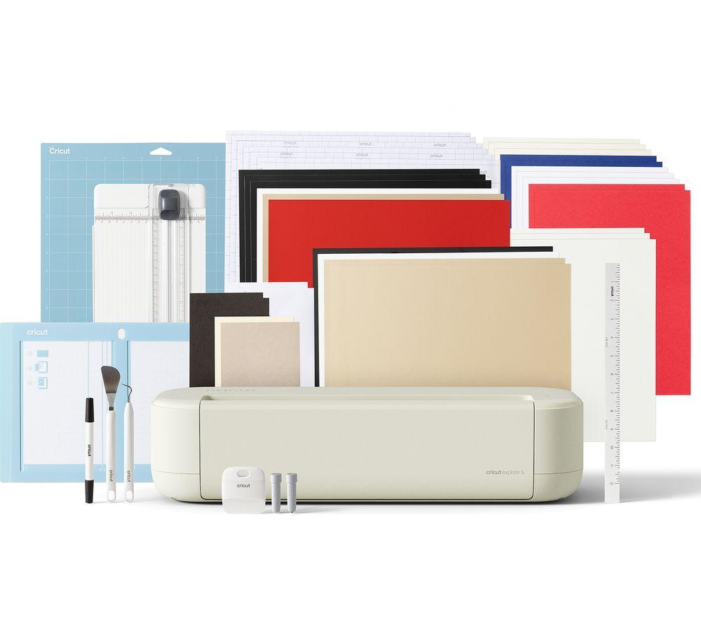 CRICUT Explore 5 DIY Digital Cutting Machine Essentials Bundle