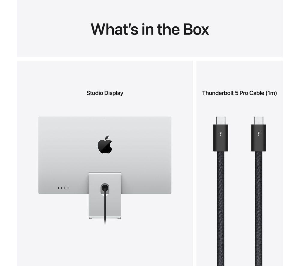 APPLE Pantalla Studio Display 5K Retina de 27" - Cristal estándar, inclinable y de altura regulable
