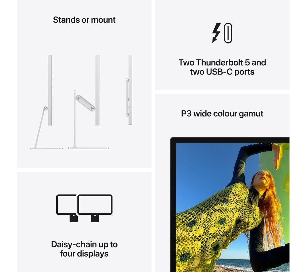 APPLE 5K Retina 27" Studio Display - Standard Glass, Tilt-adjustable
