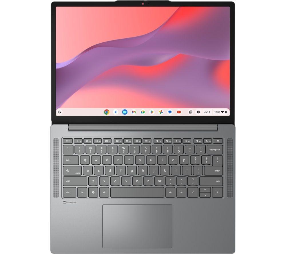 LENOVO 14M8911 Chromebook de 14" - MediaTek Kompanio 540, 128 GB UFS, Gris