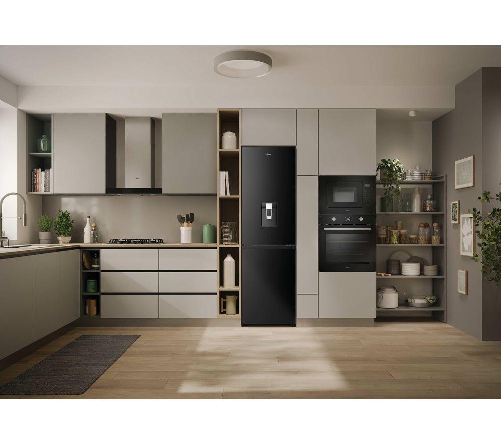 HOOVER HONCQ3T518EWTK Frigorífico Combi 50/50 - Negro