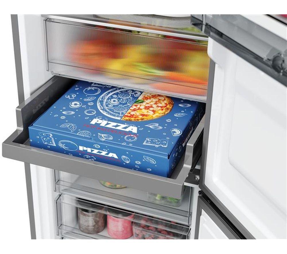 HOOVER HONCQ3T518EWXK Kühl-Gefrierkombination 50/50 – Inox