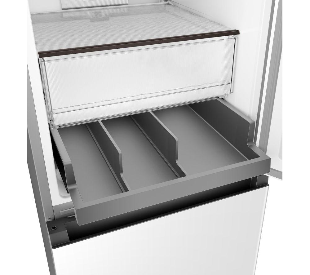 HOOVER HONCQ3T518EWXK Kühl-Gefrierkombination 50/50 – Inox