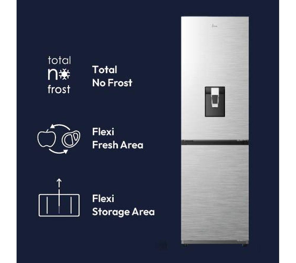 HOOVER HONCQ3T518EWXK Frigorífico Combi 50/50 - Inox
