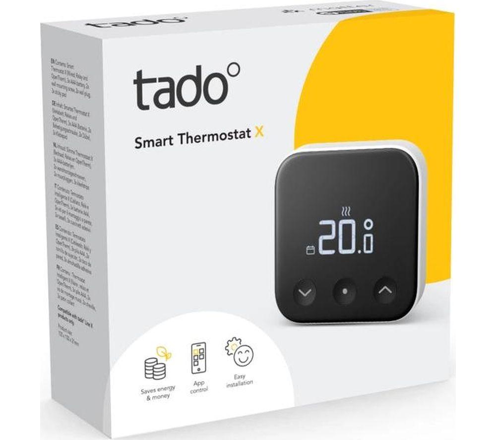 TADO Smart Thermostat X - Black & White