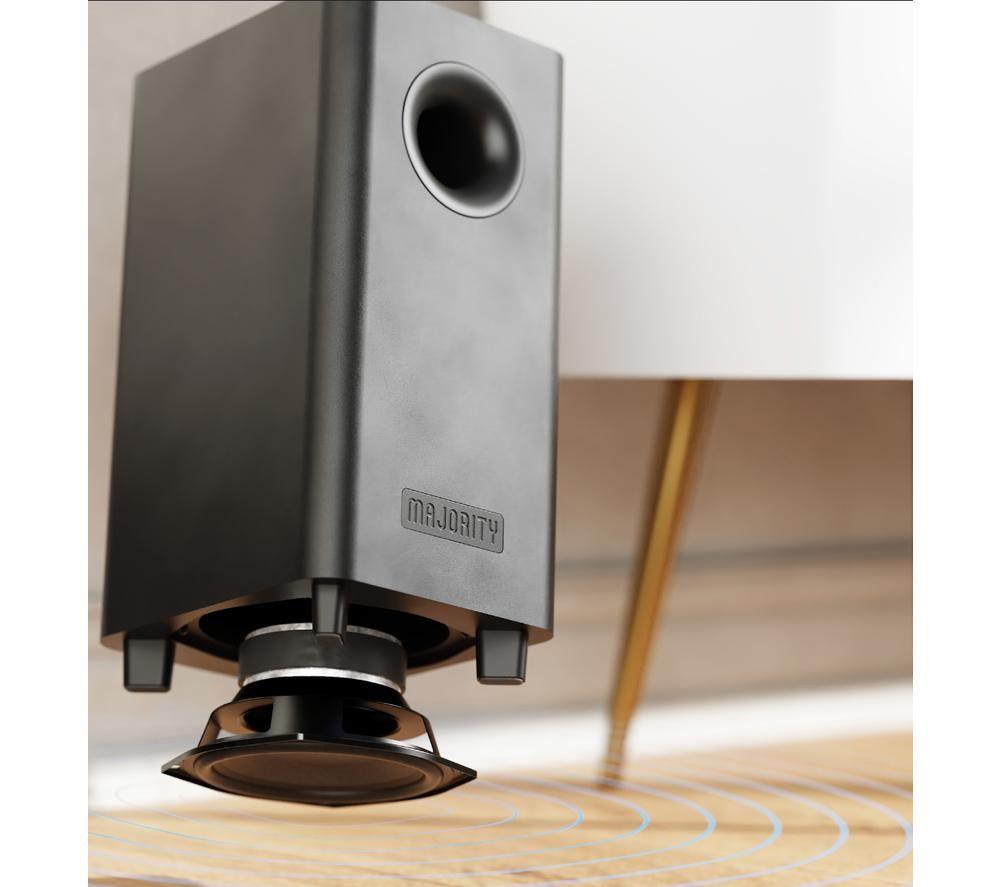 MAJORITY Bowfell Axis Dolby 2.1 140 W Wireless Sound Bar