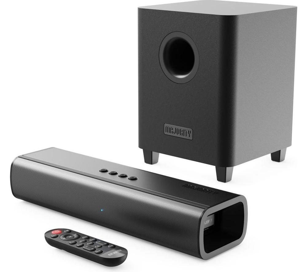 MAJORITY Naga 40 Plus 2.1 Wireless Sound Bar System