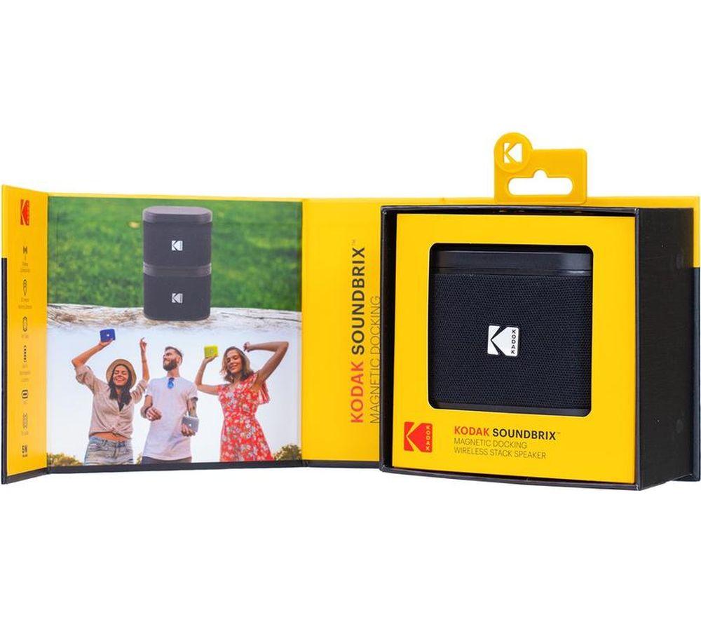 KODAK SoundBrix Portable Bluetooth Speaker - Bass Black