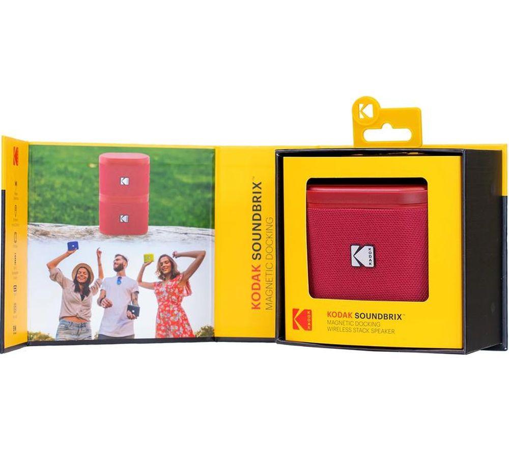 KODAK SoundBrix Portable Bluetooth Speaker - Reverb Red