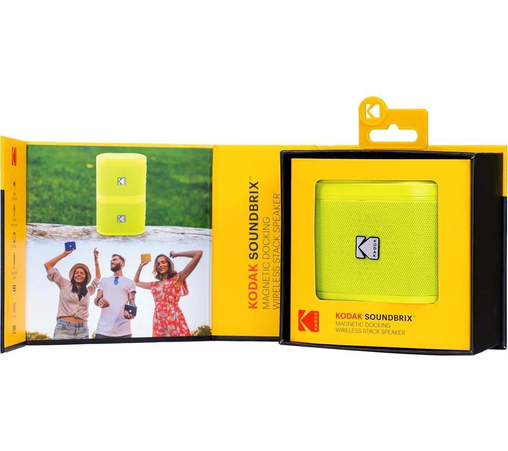 KODAK SoundBrix Portable Bluetooth Speaker - Yellin Yellow