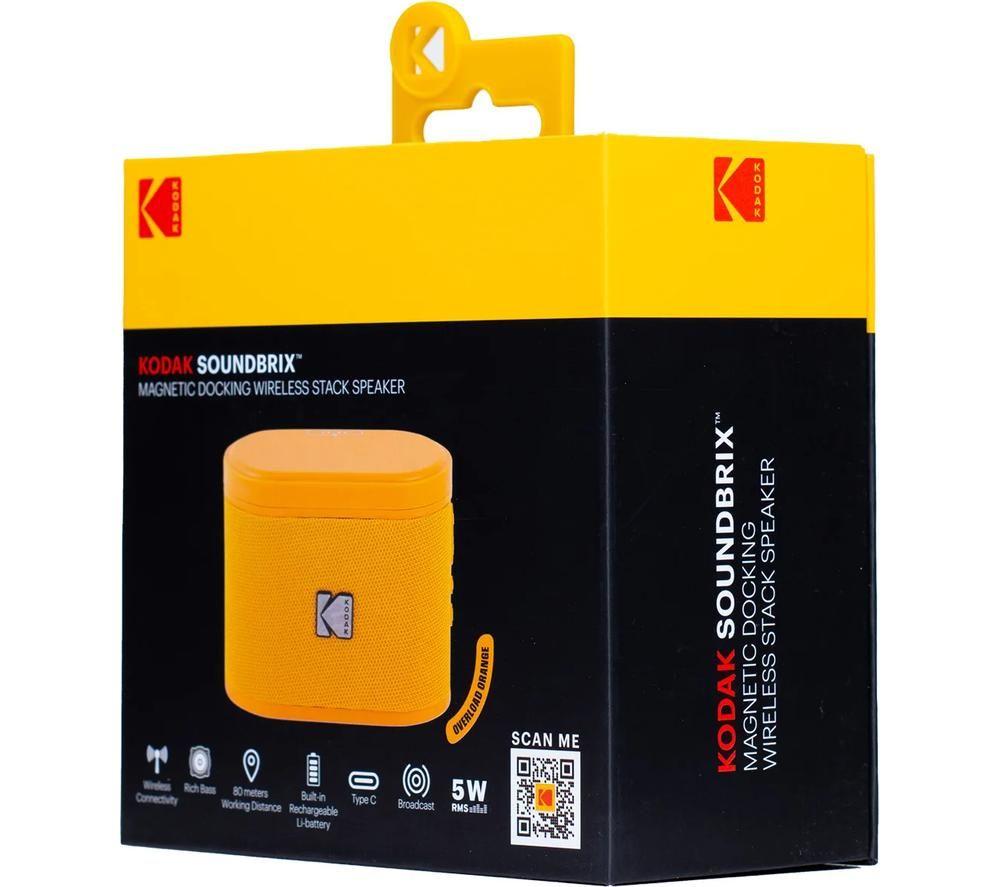Altavoz Bluetooth portátil KODAK SoundBrix - Naranja Overload