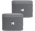KODAK SoundBrix Portable Bluetooth Speaker - Treble Grey, Set of 2