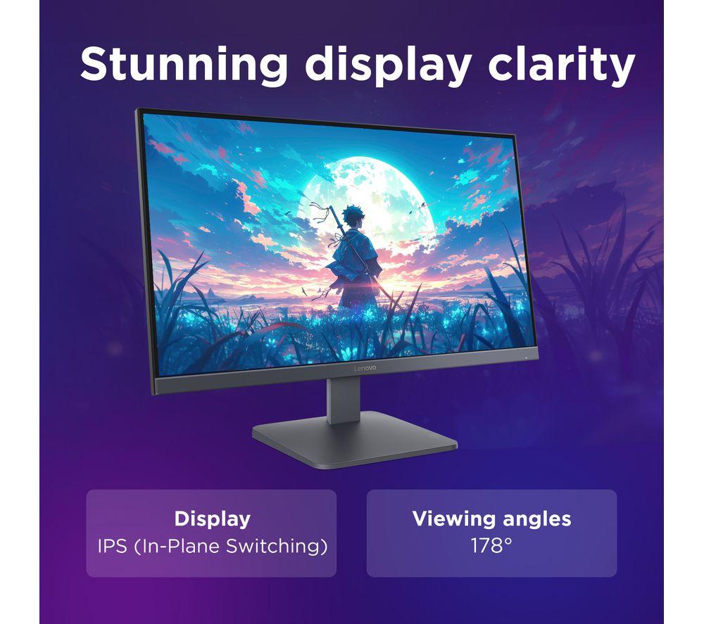 LENOVO LOQ 27Q-10 Quad HD 27" IPS LCD Gaming Monitor - Black