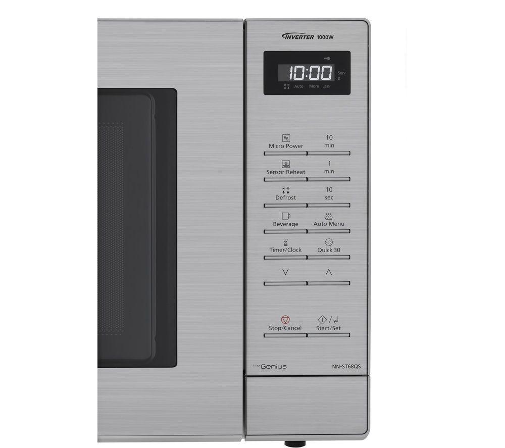 PANASONIC NN-ST68QBBPQ Microondas compacto sin grill - Plata