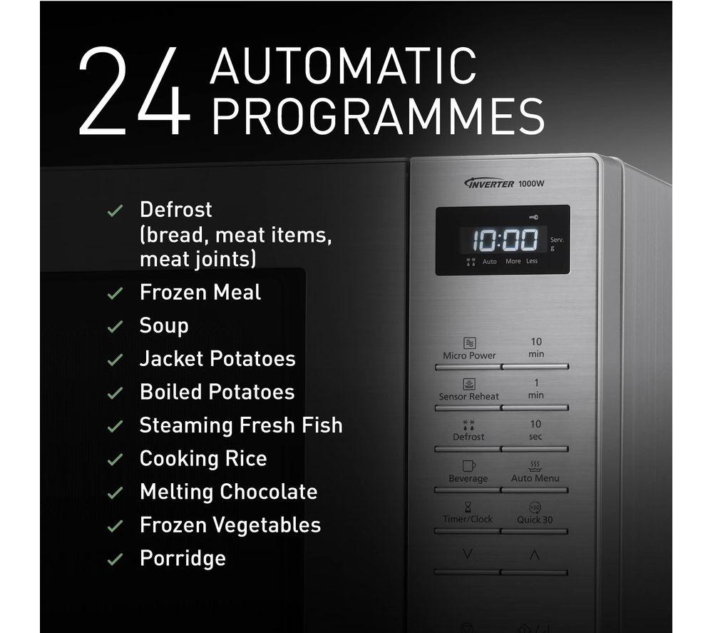PANASONIC NN-ST68QBBPQ Microondas compacto sin grill - Plata