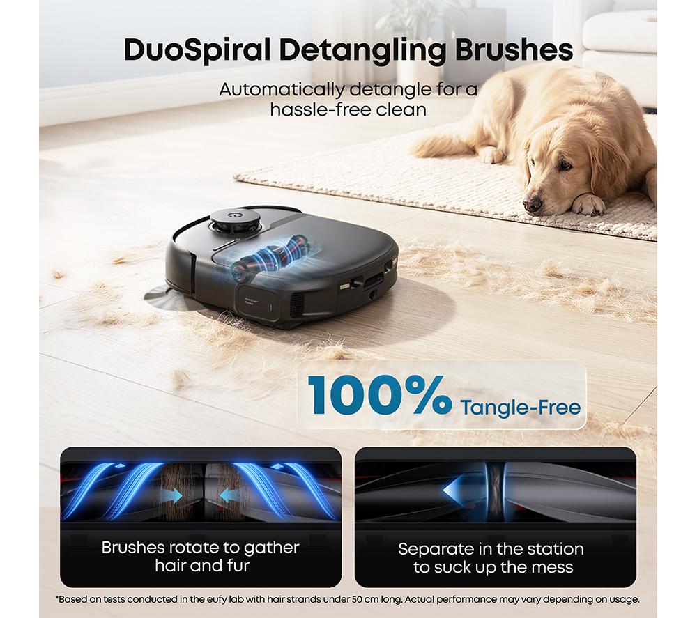 EUFY Omni C28A Robot Vacuum & Mop with All-in-One Station & Accessory Kit - Black